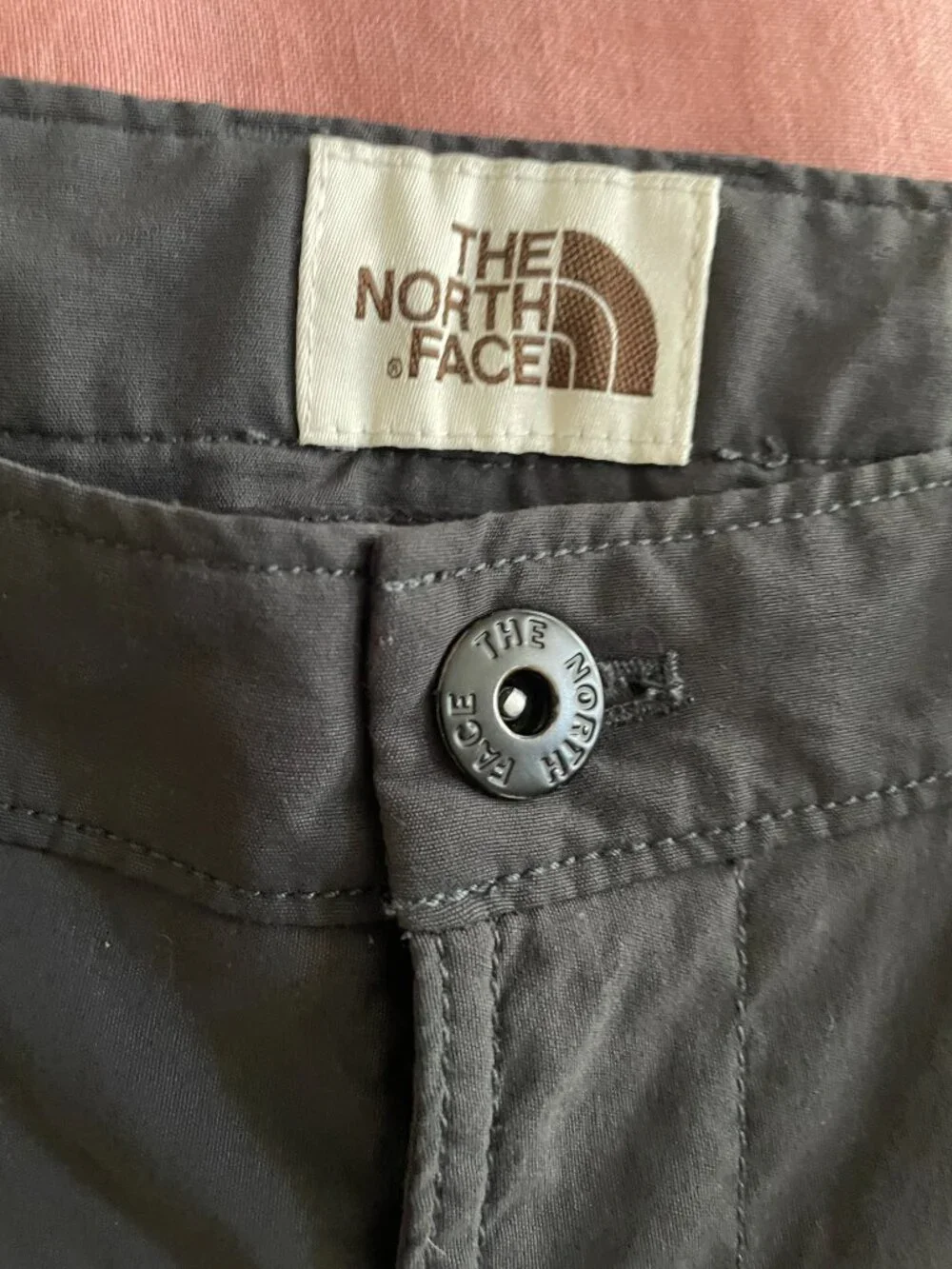 The North Face Mens Motion Pants‎ in Asphalt Grey Hiking Trousers - Size 32W